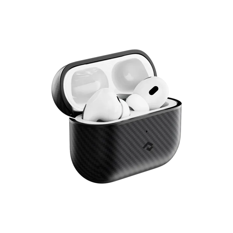 Чехол PITAKA MagEZ для наушников AirPods Pro 2, чёрные (600D)
