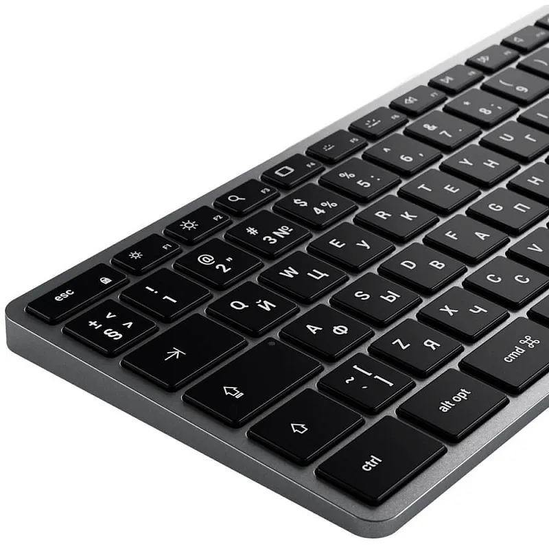 Беспроводная клавиатура Satechi Slim X3 Bluetooth Keyboard, серый космос