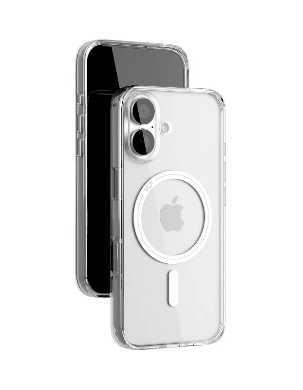 Чехол защитный VLP Diamond Case с MagSafe для iPhone 17, прозрачный