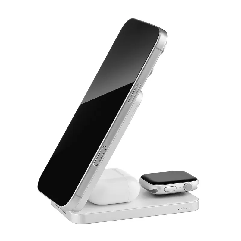 Внешний аккумулятор MagSafe uBear Cruise 3 в 1, 8000мАч, 15W, белый