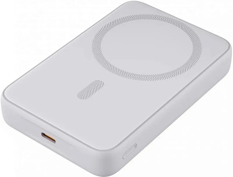 Внешний аккумулятор Aukey Magnetic 10000 Qi Белый