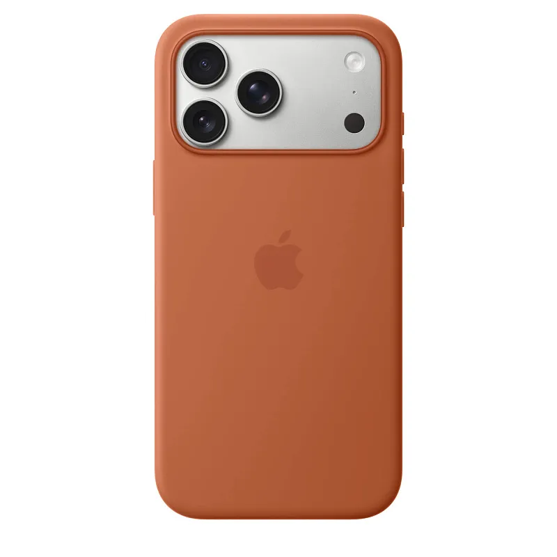 Чехол Apple для iPhone 17 Pro Max Silicone MagSafe, терракотовый