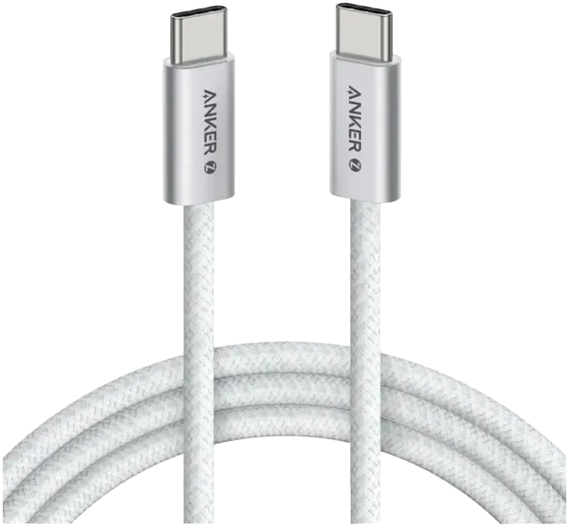Кабель Anker Zolo USB-C на USB-C 240W 1м, белый