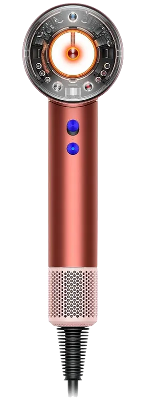 Фен Dyson Supersonic Nural HD16 для прямых волос (Straight+Wavy) Клубничный бронзовый/Розовый