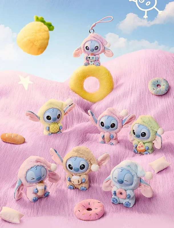 Игрушка Labubu Stitch Eat Something Before Sleep