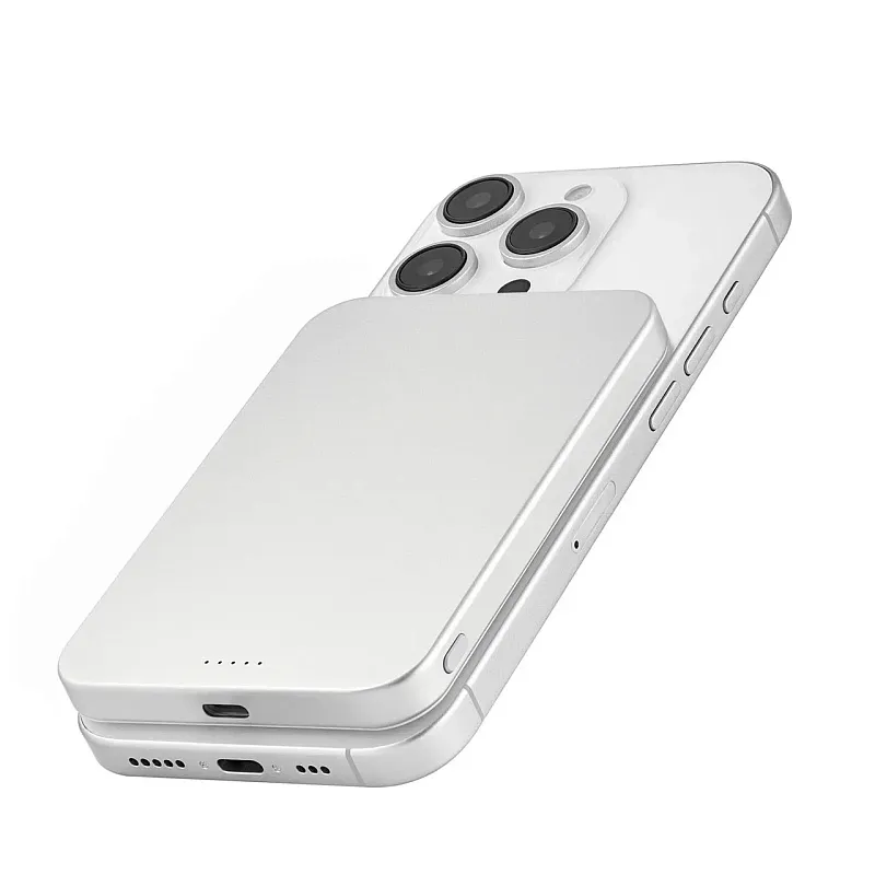 Внешний аккумулятор uBear Slide Magnetic Power bank 5000mAh, PD20W, белый