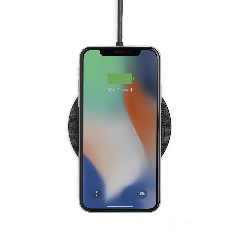 Беспроводное зарядное устройство Native Union Drop Charge Pad, 10 Вт, Серый