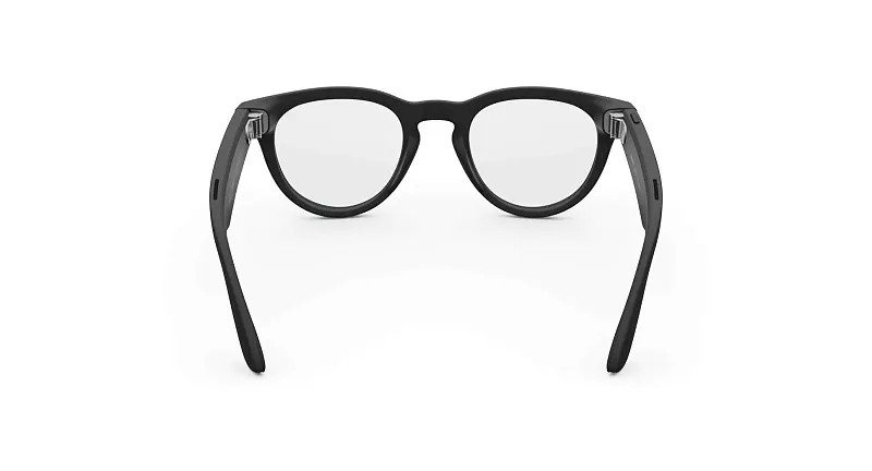 Умные очки Ray-Ban Meta Headliner (Gen 2), матовый чёрный (Matte Black), прозрачные (Clear) линзы, оправа с низкой переносицей