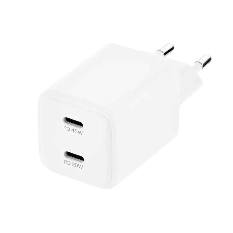 Cетевое зарядное устройство uBear Bridge USB-C, 45 Вт, GaN + Super Fast Charging