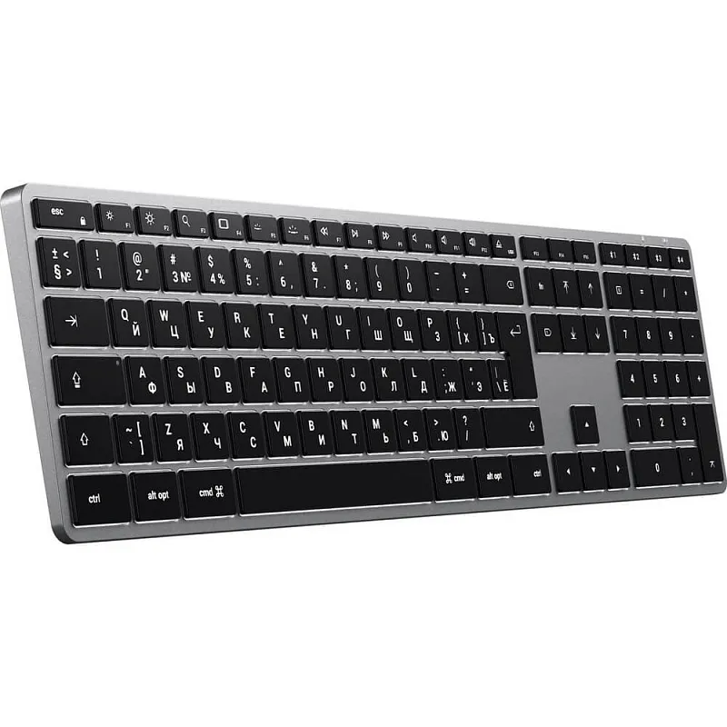 Беспроводная клавиатура Satechi Slim X3 Bluetooth Keyboard, серый космос