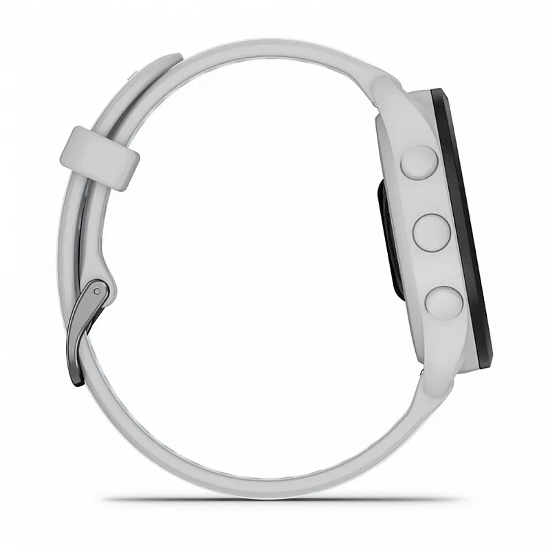 Смарт-часы Garmin FORERUNNER® 165 белые, серый ремешок 43мм