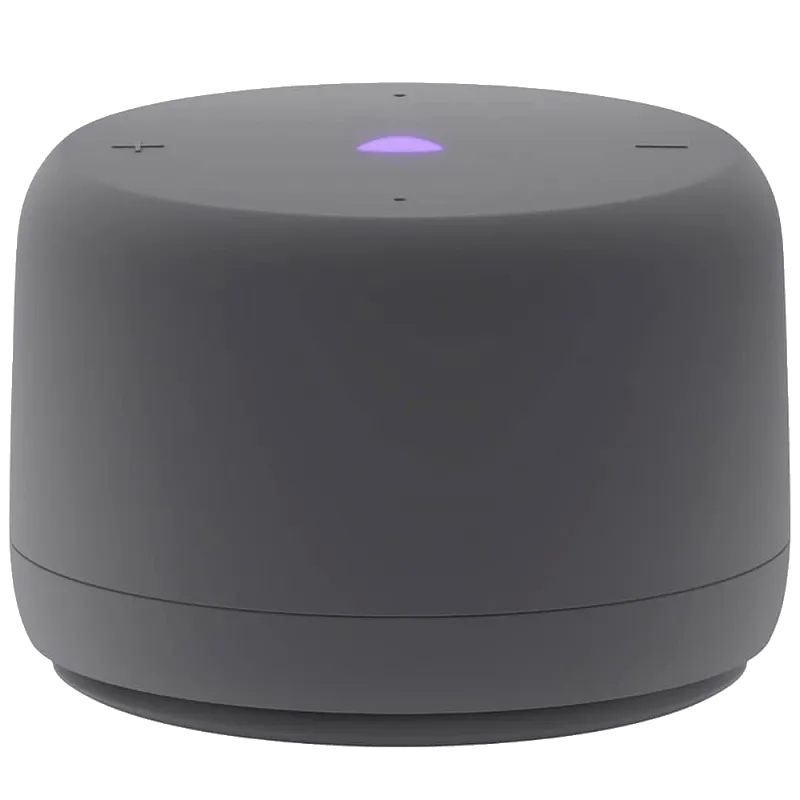 Умная колонка Яндекс Станция Лайт 2 с Алисой, без часов, чёрный