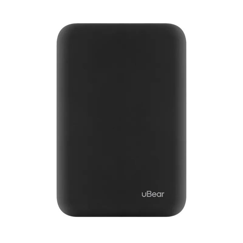 Внешний аккумулятор uBear Flow MagSafe, PD, 5 000 мАч, черный