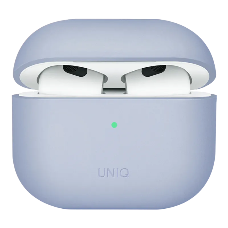 Чехол Uniq для Airpods 3 LINO Liquid silicone Arctic blue