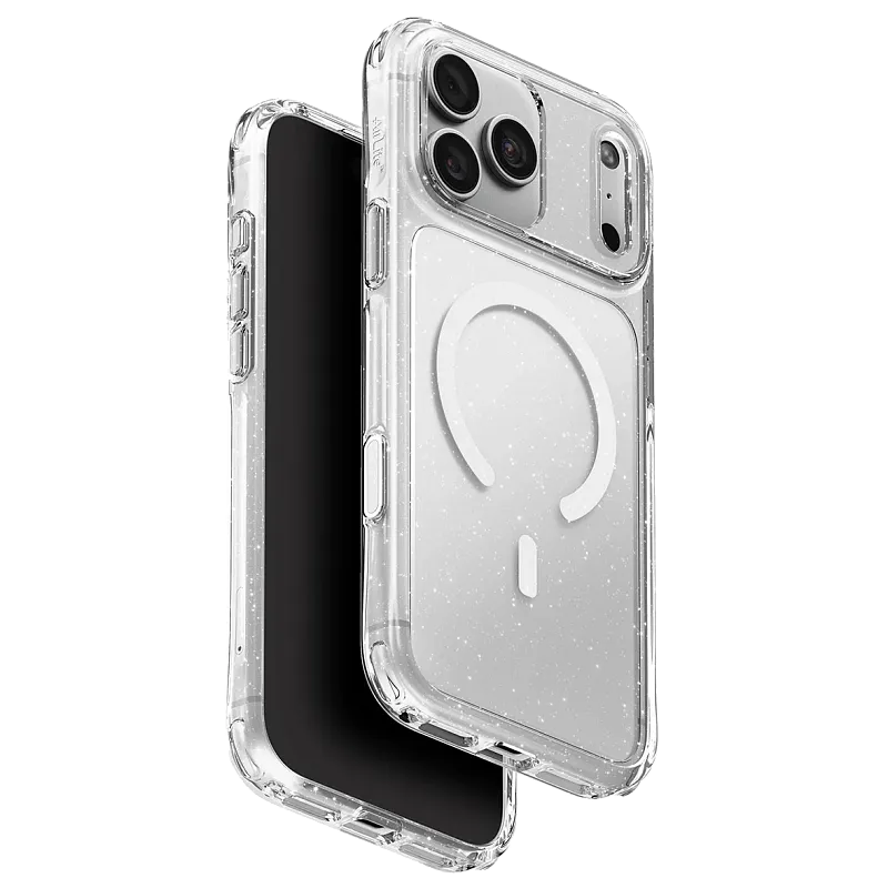 Чехол Uniq LifePro Xtreme Tinsel Lucent для iPhone 17 Pro Max/18 Pro Max, MagSafe, прозрачный
