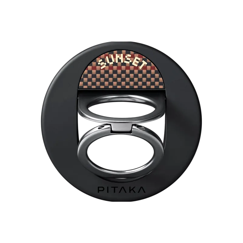 Магнитная подставка с NFC PITAKA MagEZ Grip 3, «закат» (Sunset)