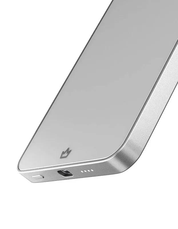 Внешний аккумулятор VLP Diamond Energy MagSafe, Qi2, 5000 mAh, 3A, USB-C, белый