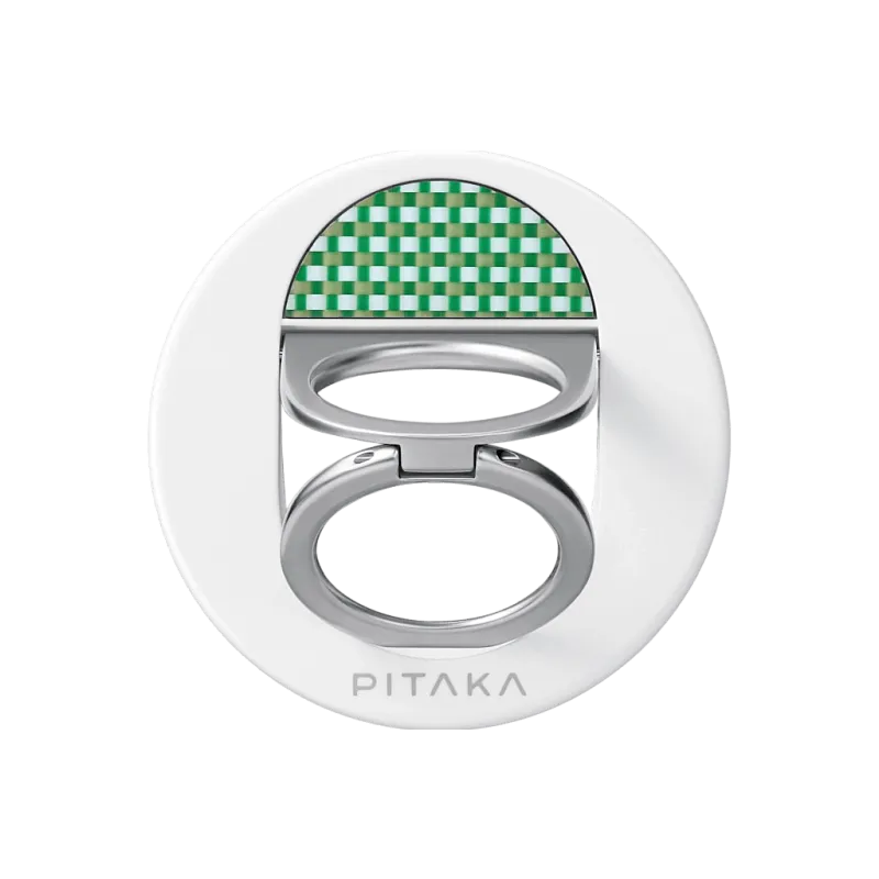 Магнитная подставка с NFC PITAKA MagEZ Grip 3, «зелёный лес» (Forest Green)