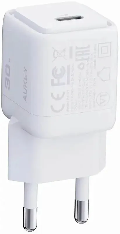 Сетевое зарядное устройство Aukey Comet Mini 30W, белый
