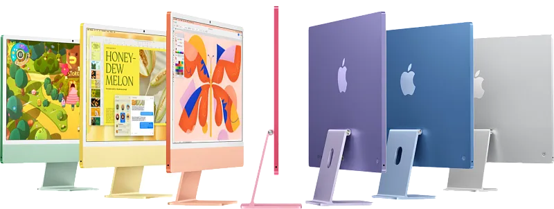 Apple iMac 24" Retina 4,5K (M4 10C CPU, 10C GPU, 2024), 16 ГБ 512 ГБ, Зеленый