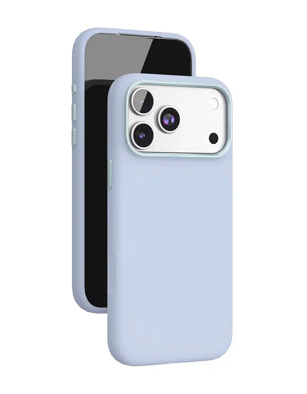 Чехол защитный VLP Aster Pro Case с MagSafe для iPhone 17 Pro Max, голубой