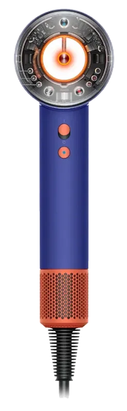 Фен Dyson Supersonic Nural HD16 для прямых волос (Straight+Wavy) Синий/Топаз с кейсом