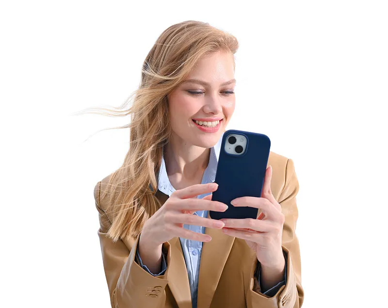 Чехол защитный uBear Touch Mag Case для  iPhone 15, MagSafe совместимый, силикон, софт-тач