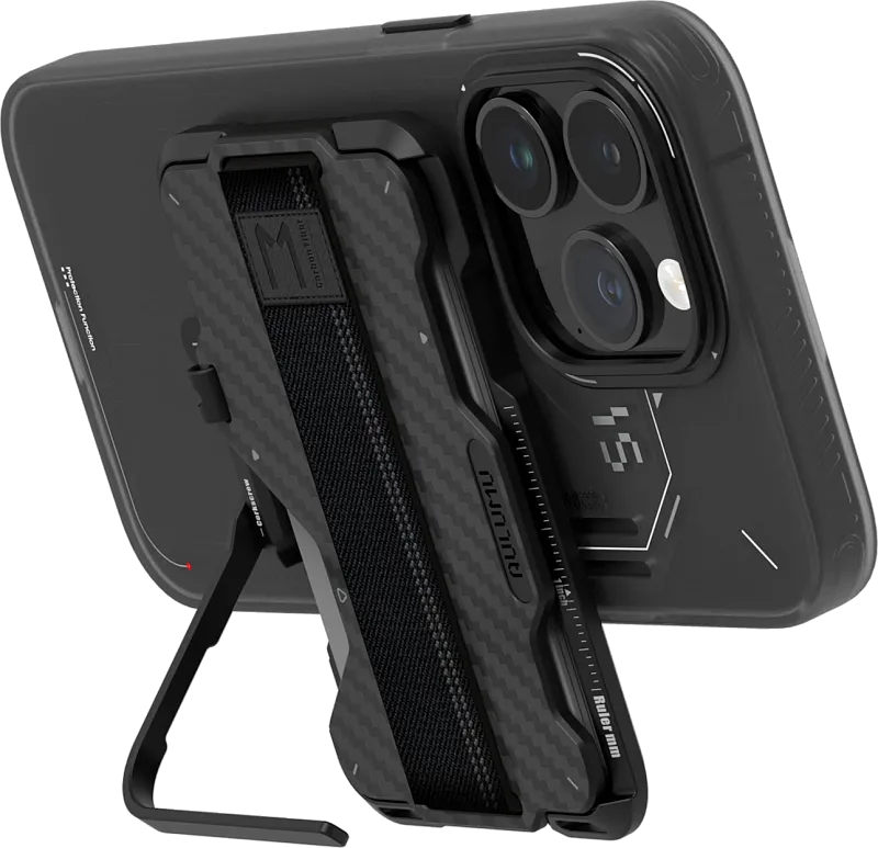 Картхолдер Aulumu G03 MagSafe/Carbon, многофункциональный магнитный кошелек с отделкой из углеродного волокна
