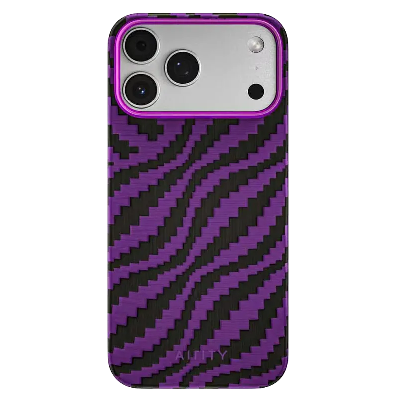 Чехол Airity Bamboo Shadow Orient для iPhone 17 Pro Max / 18 Pro Max, фиолетовый