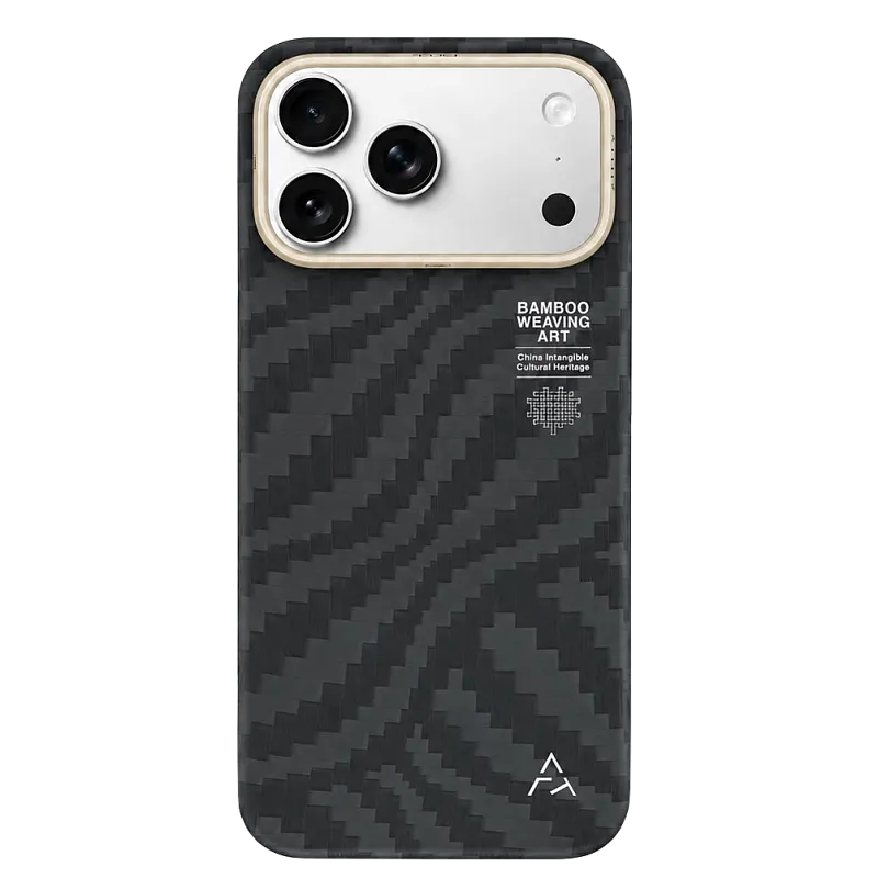 Чехол Airity Bamboo Shadow Orient для iPhone 17 Pro Max / 18 Pro Max, чёрный