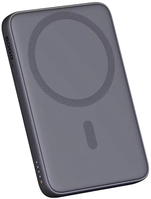 Внешний аккумулятор Aukey Magnetic 5000, серый