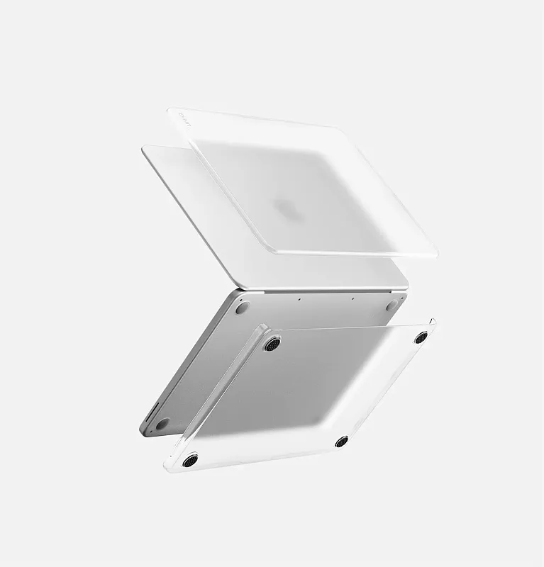 Накладка Uniq CLARO для Macbook Neo 13 (2026) Frost Clear, прозрачный