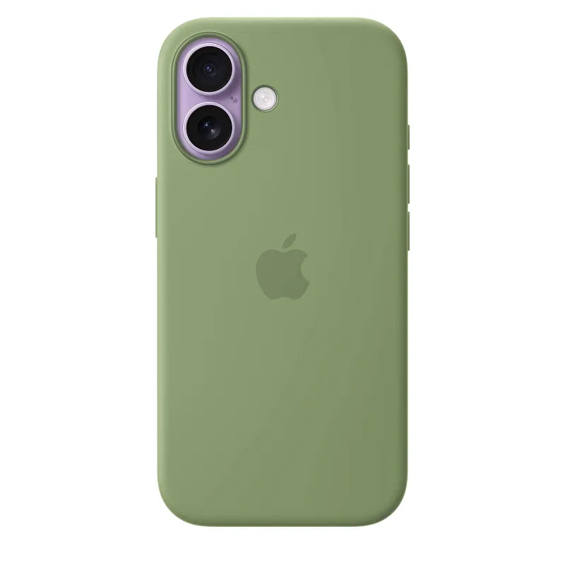 Чехол Apple для iPhone 17 Silicone MagSafe, «светлый мох»
