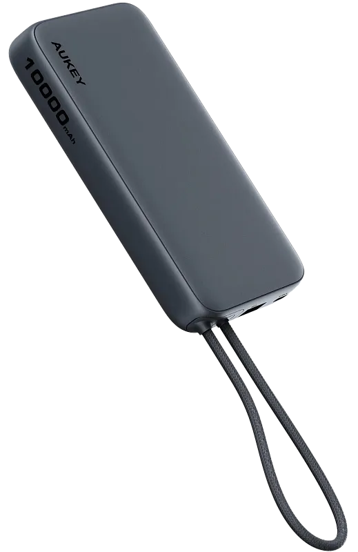 Внешний аккумулятор Aukey Sprint Cable 10000 20W серый