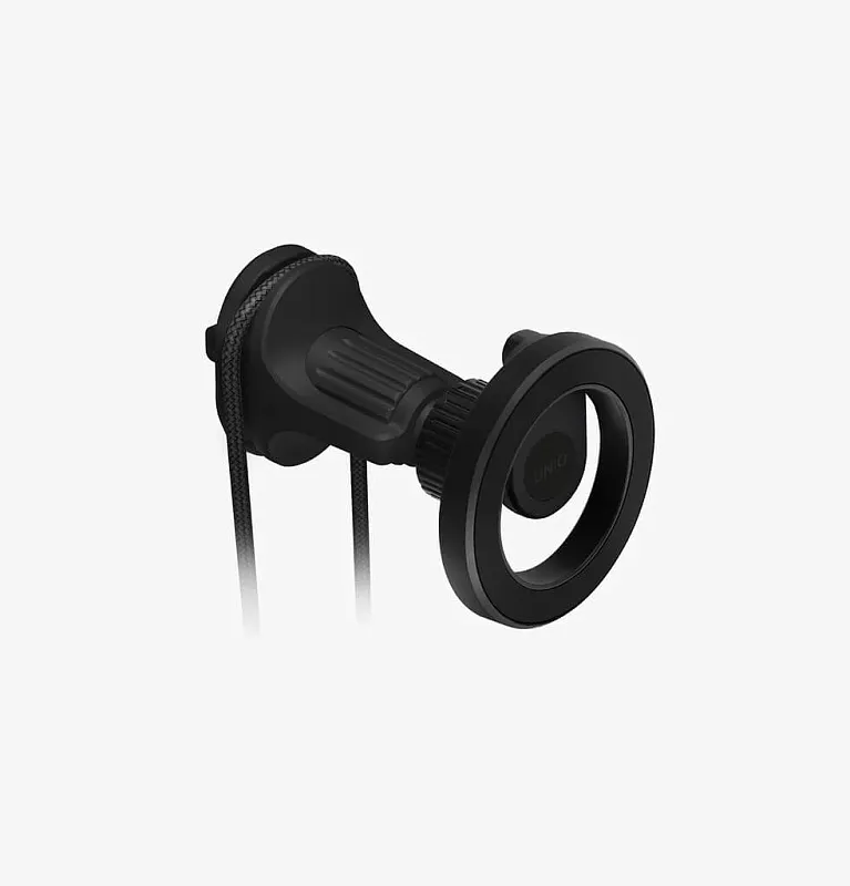 Автодержатель UNIQ TRELIX Magnetic Air vent Car mount Black, чёрный