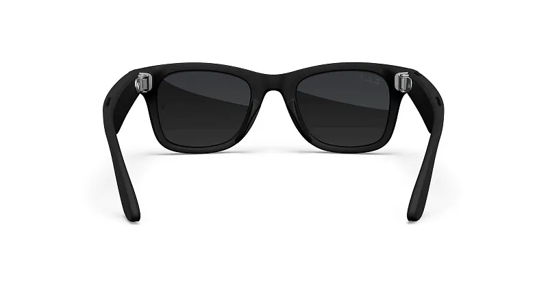 Умные очки Ray-Ban Meta Wayfarer (Gen 2), матовый чёрный (Matte Black), линзы «графитовый градиент» (Gradient Graphite), размер L (Large)