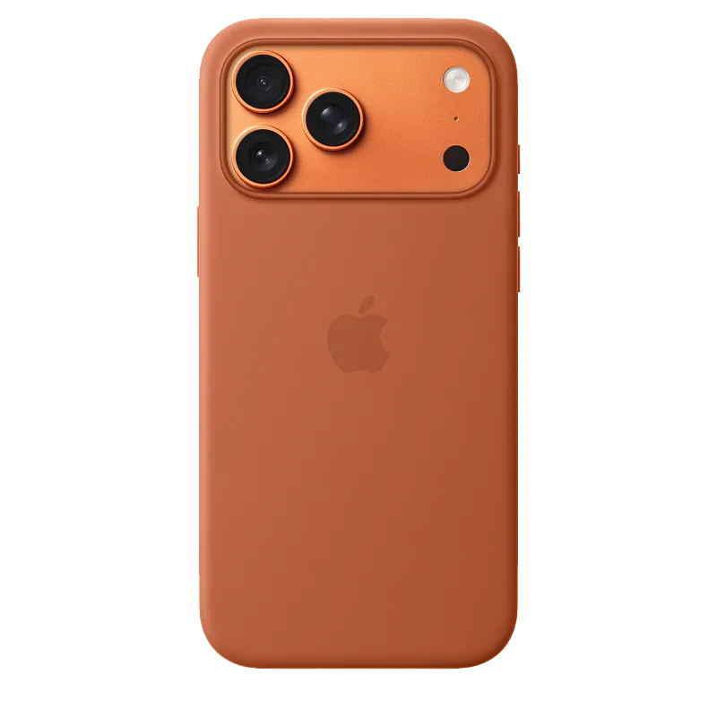 Чехол Apple для iPhone 17 Pro Max Silicone MagSafe, терракотовый