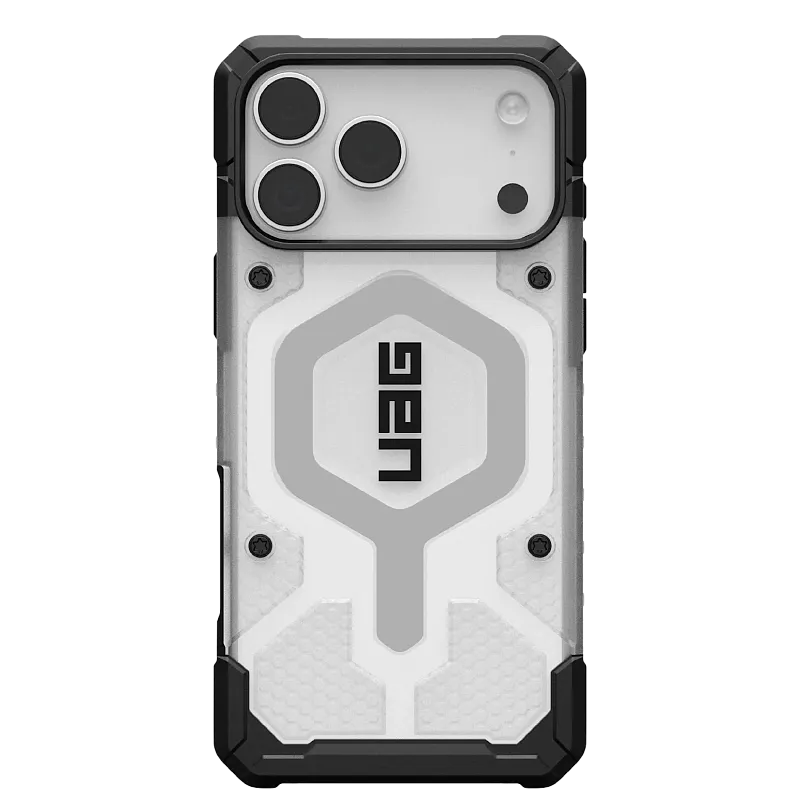 Чехол MagSafe UAG Pathfinder для iPhone 17 Pro, прозрачный