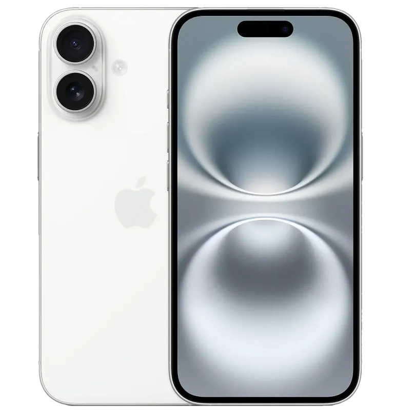 Apple iPhone 16 Plus, 128 ГБ, белый