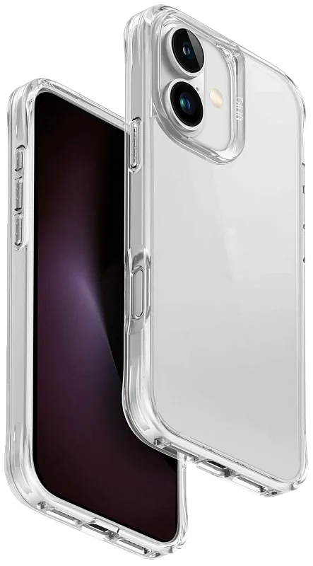 Чехол UNIQ HYBRID IPHONE 16 (2024) 6.1 LIFEPRO XTREME - CRYSTAL (CLEAR)