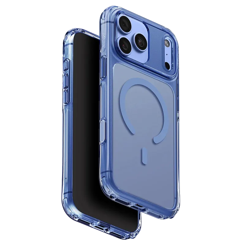 Чехол Uniq LifePro Xtreme Polar Blue для iPhone 17 Pro/18 Pro, MagSafe, голубой