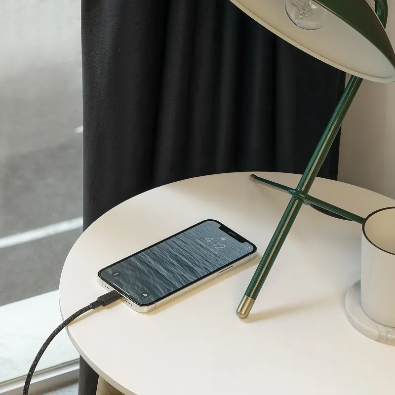 Кабель зарядный Native Union USB-C/LIGHTNING, 3м, чёрный космос