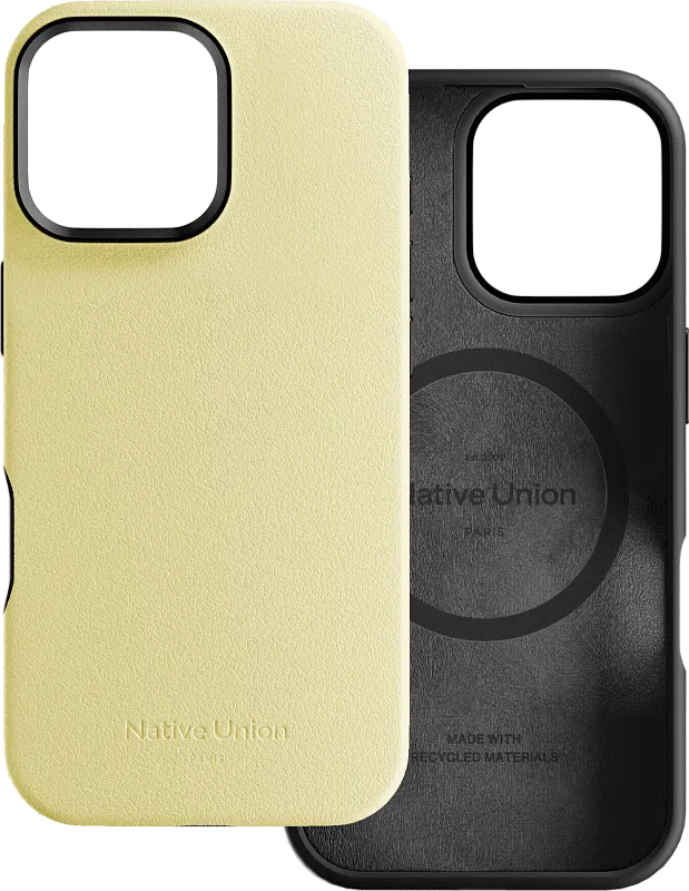 ACTIVE CASE FOR IPHONE 16 PRO MAX LEMON, чехол защитный для iPhone 16 PRO MAX, цвет: лимон