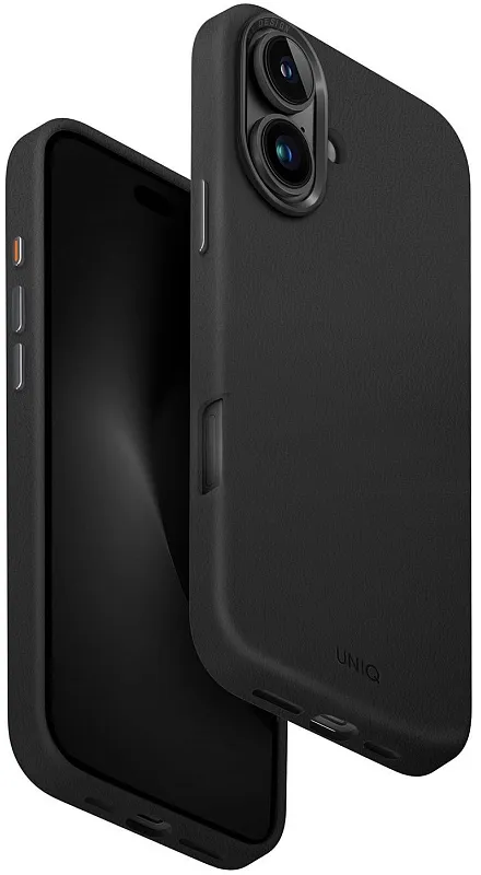 Чехол Uniq для iPhone 16 Lyden, черный (MagSafe)