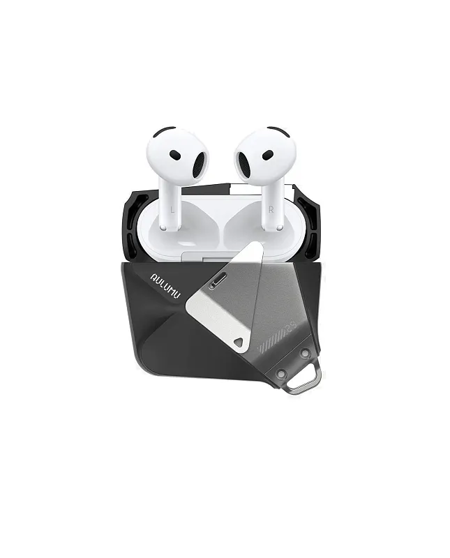 Чехол для AirPods 4, Aulumu A29, черный