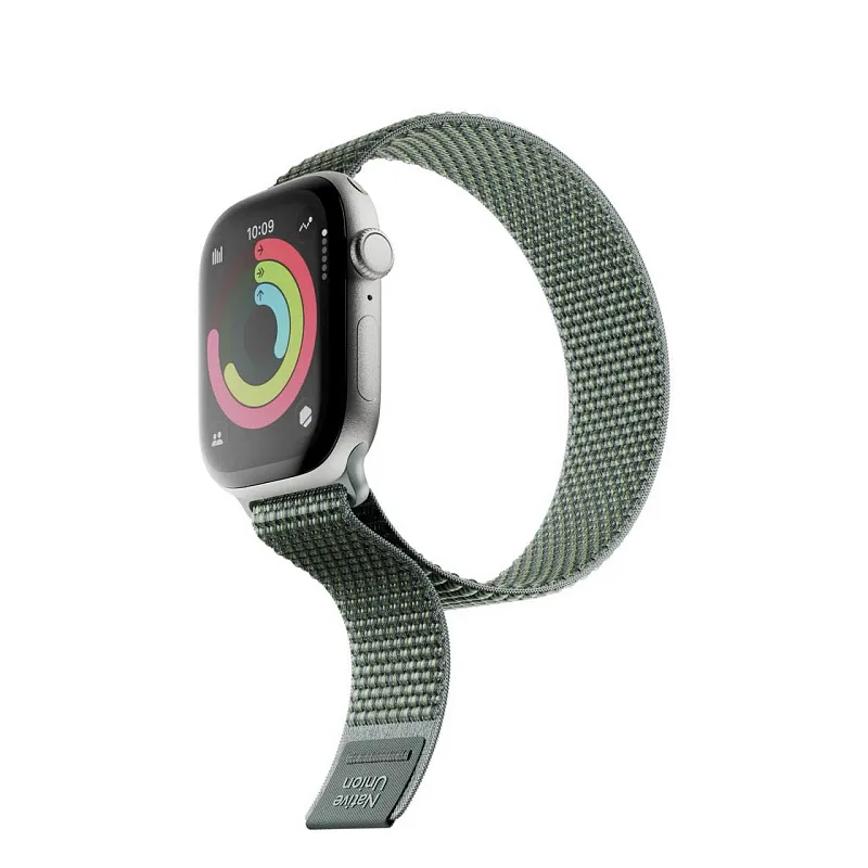 Ремешок Native Union для часов ACTIVE WATCH LOOP для Apple Watch 44/45/46/49MM, зелёный