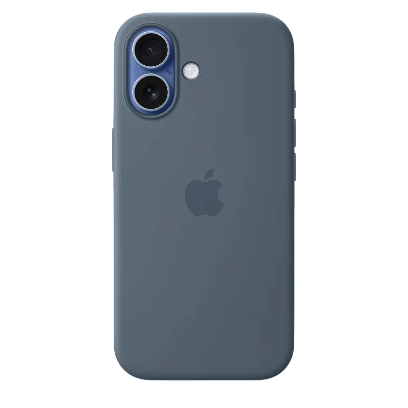 Чехол Apple для iPhone 17 Silicone MagSafe, «якорный синий»