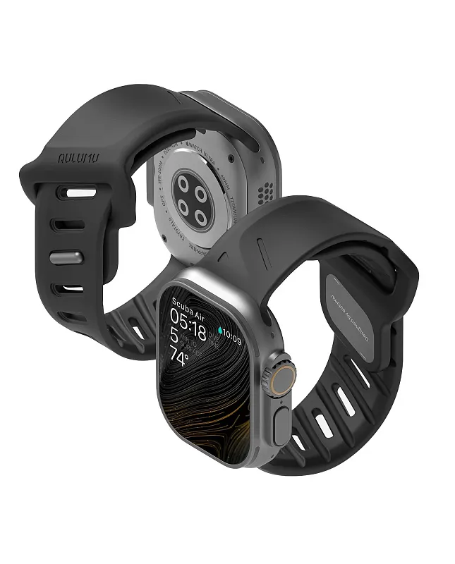 Ремешок для Apple Watch, Aulumu A02, черный