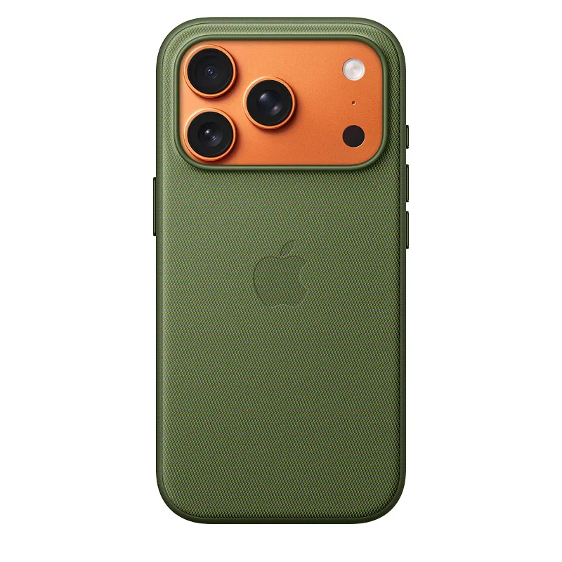 Чехол Apple для iPhone 17 Pro TechWoven MagSafe, зелёный