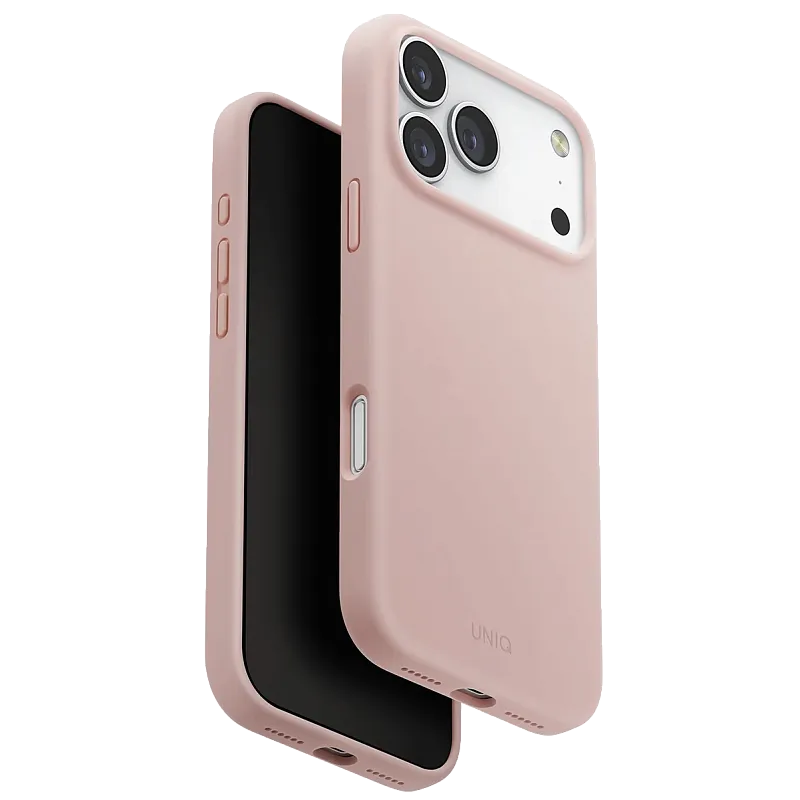 Чехол Uniq для iPhone 17 Pro LINO Blush Pink (MagSafe), розовый